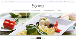 Desktop Screenshot of gumen-catering.com