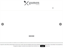 Tablet Screenshot of gumen-catering.com